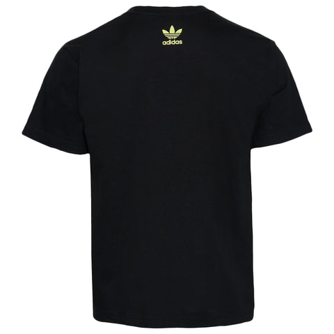 adidas Originals Mens Glow in The Dark Trefoil Short Sleeve T-Shirt
