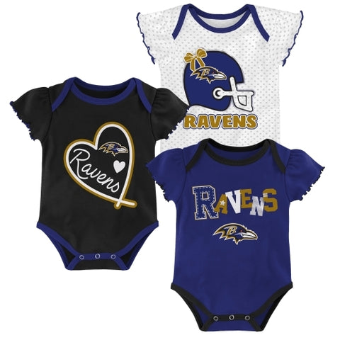 Outerstuff NFL Ravens Nb/Inf Creeper Set