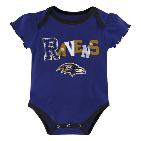 Outerstuff NFL Ravens Nb/Inf Creeper Set