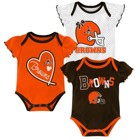 Outerstuff NFL Browns Nb/Inf Creeper Set