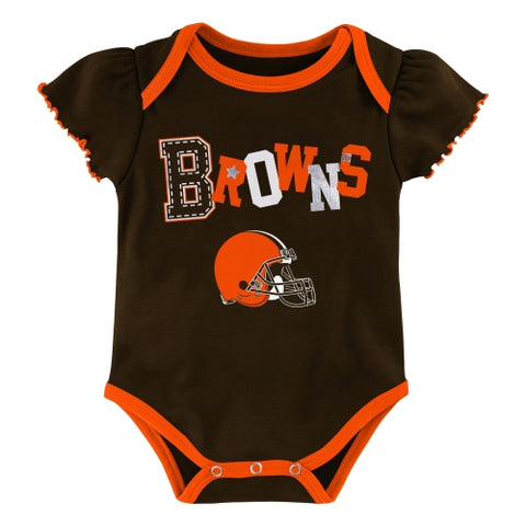 Outerstuff NFL Browns Nb/Inf Creeper Set
