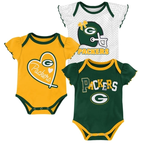 Outerstuff NFL Packers Nb/Inf Creeper Set
