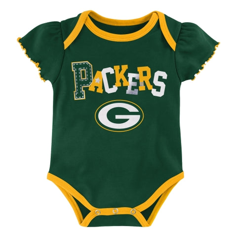Outerstuff NFL Packers Nb/Inf Creeper Set