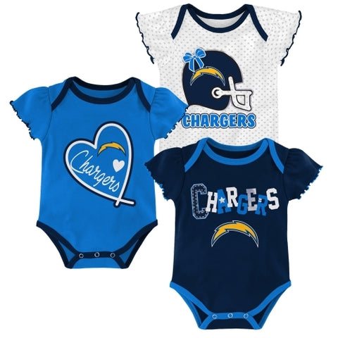 Outerstuff NFL Chargers Nb/Inf Creeper Set