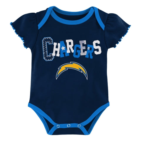 Outerstuff NFL Chargers Nb/Inf Creeper Set