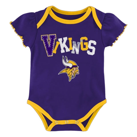 Outerstuff NFL Vikings Nb/Inf Creeper Set