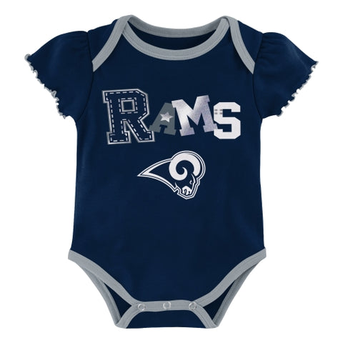 Outerstuff NFL Rams Nb/Inf Creeper Set