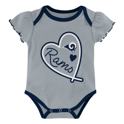 Outerstuff NFL Rams Nb/Inf Creeper Set
