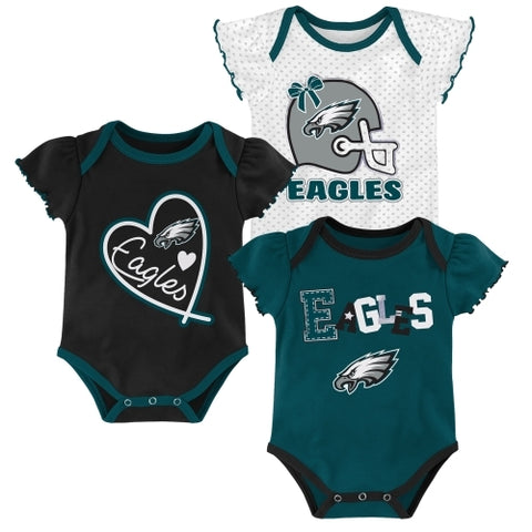 Outerstuff NFL Eagles Nb/Inf Creeper Set