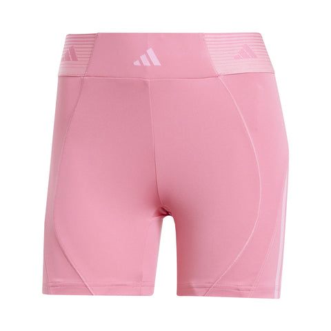 adidas Women's Hyperglam 5-Inch Shorts, Pink Fusion/Bliss Pink