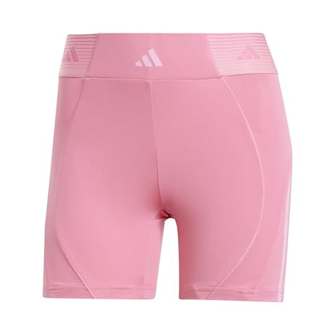 adidas Women's Hyperglam 5-Inch Shorts, Pink Fusion/Bliss Pink