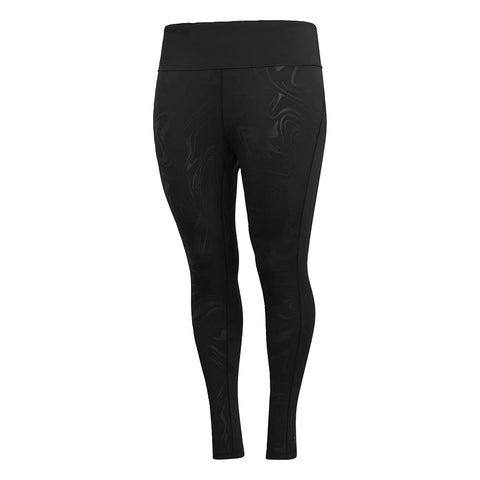 Adidas Womens Bt L Glam On T Full Tight Training Tights, Black
