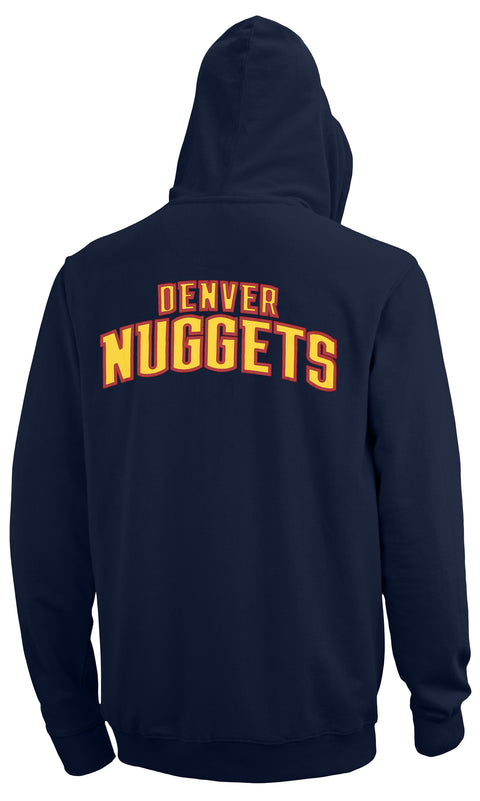 FISLL Men's NBA Team Color, Name and Logo Premium Hoodie, Pullover Sweatshirt, Denver Nuggets