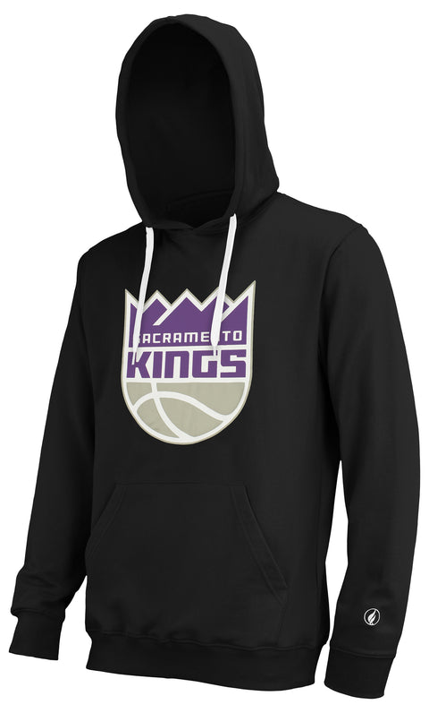 FISLL Men's NBA Team Color, Name and Logo Premium Hoodie, Pullover Sweatshirt, Sacramento Kings