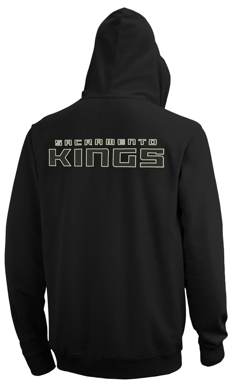 FISLL Men's NBA Team Color, Name and Logo Premium Hoodie, Pullover Sweatshirt, Sacramento Kings