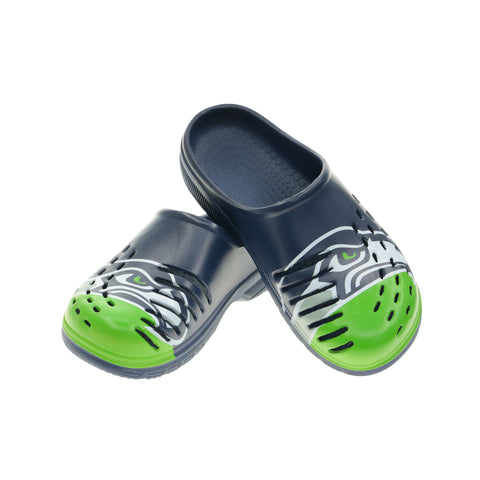 Seattle Seahawks 2023 Family Dollar Split Color Clog - Mens