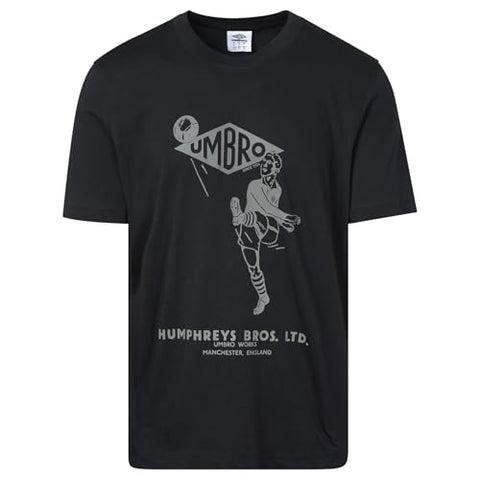 Umbro Men's S24 Humphreys Bros Tee Black