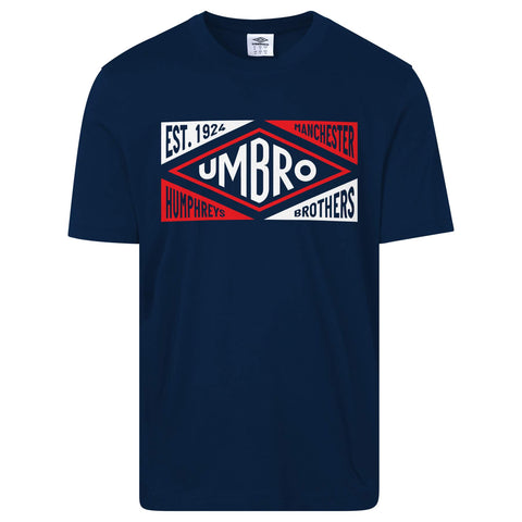 Umbro Men's S24 Origins Tee Estate Blue
