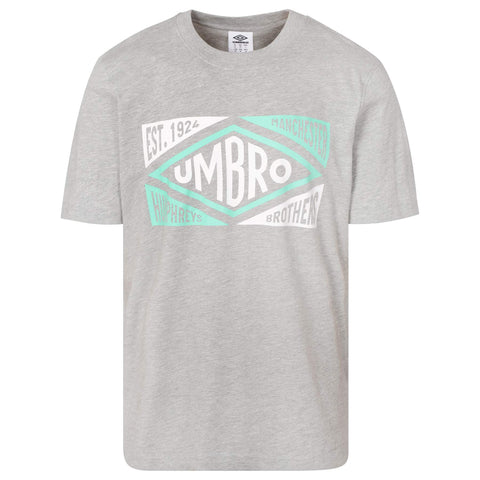 Umbro Men's S24 Origins Tee Grey Marl