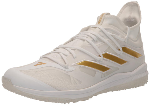 Adidas Mens Adizero Afterburner 9 Nwv Turf White/Gold