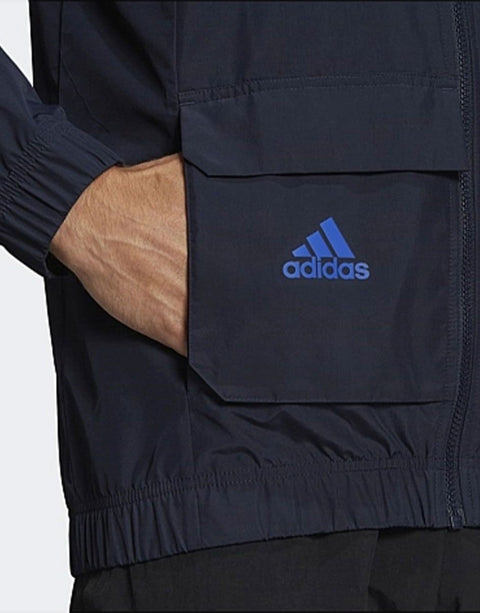 Adidas Mens M Bl Q2 Windbreaker