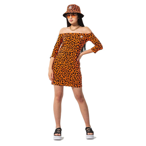 adidas Originals Womens Leopard Print Dress