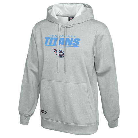 Outerstuff NFL Men's Tennessee Titans Stated Pullover Fleece Hoodie Grey