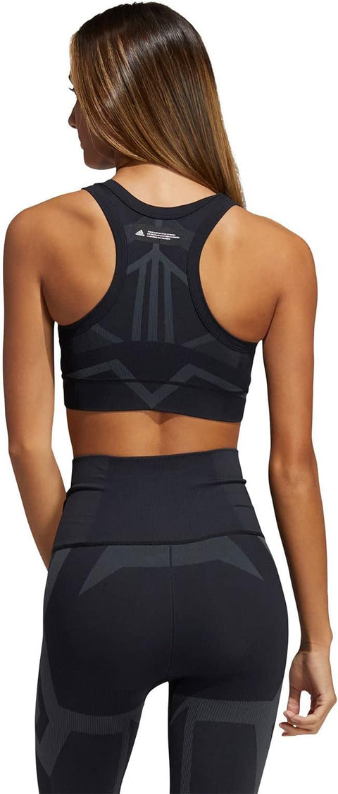 Adidas Womens Studio 2tne Bra Workout Bra - Light Support