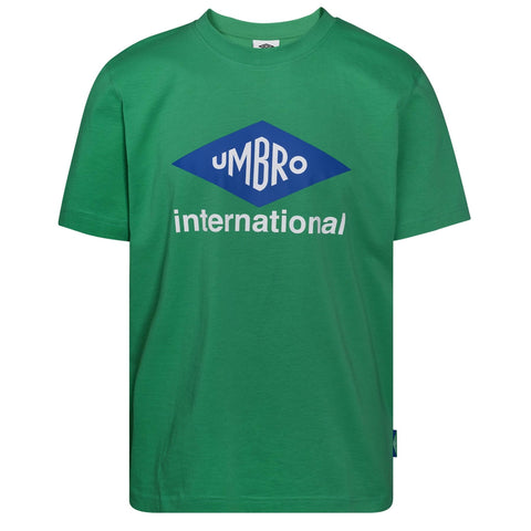 Umbro Men's F24 International Diamond Tee Peppermint Green