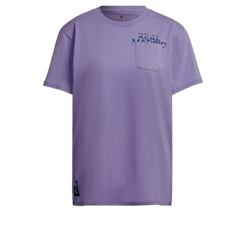 Adidas Womens Real Wmn Tee Short Sleeve Graphic Tee