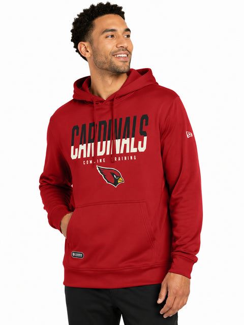 New Era NFL Arizona Cardinals Mens Big Stage Poly Po Hoodie