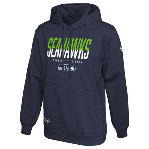New Era NFL Seattle Seahawks Mens Big Stage Poly Po Hoodie