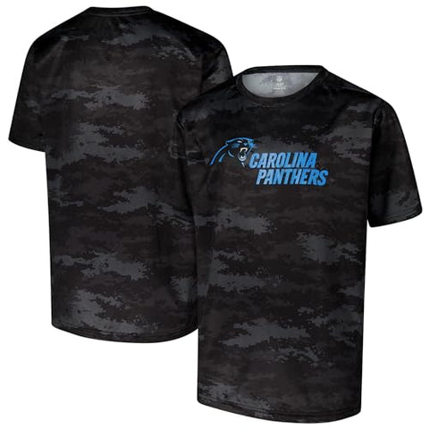 Outerstuff NFL Panthers Boys Youth Scrimmage Short Sleeve Tee Sublimation