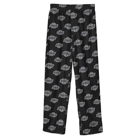 Outerstuff NHL Boys Youth All-Over-Print Lounge Pants Pajama Bottoms - Los Angeles Kings