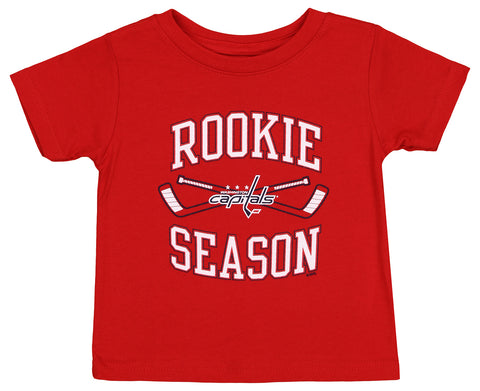 NHL Infants Capitals Rookie Sticks Short Sleeve Tee