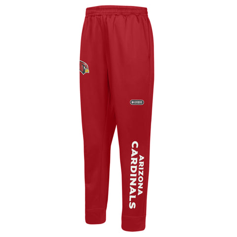 Outerstuff NFL Men's Arizona Cardinals Side Line Elastic Tech Jogger