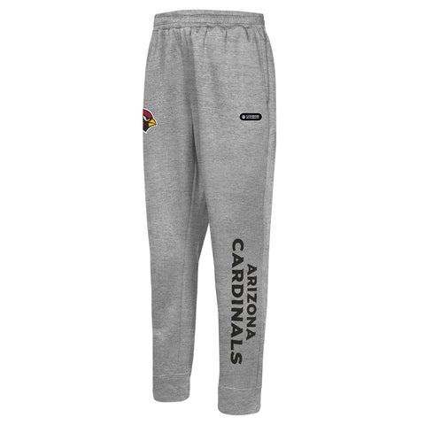 Outerstuff NFL Men's Arizona Cardinals Side Line Elastic Tech Jogger