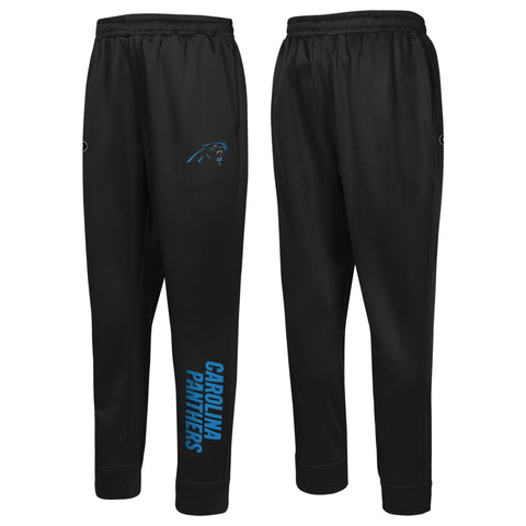 Outerstuff NFL Men's Side Line Elastic Tech Jogger, Carolina Panthers, Team Color