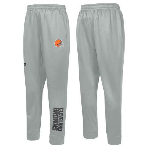 Outerstuff NFL Men's Cleveland Browns Side Line Elastic Tech Jogger