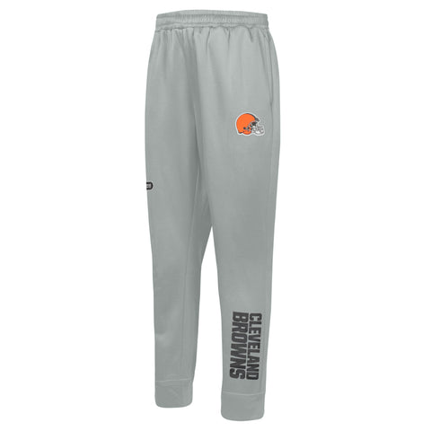 Outerstuff NFL Men's Cleveland Browns Side Line Elastic Tech Jogger