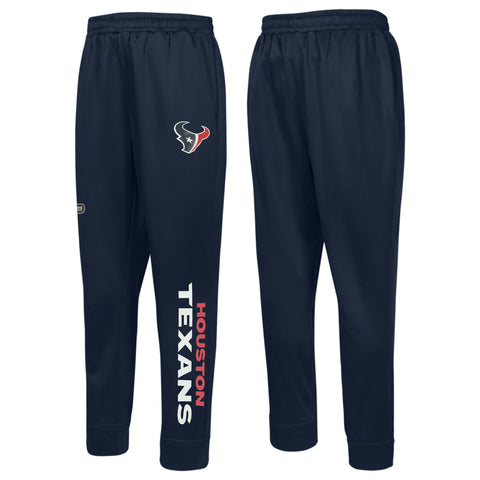 Outerstuff NFL Men's Side Line Elastic Tech Jogger, Houston Texans, Team Color