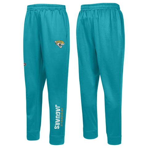 Outerstuff NFL Men's Side Line Elastic Tech Jogger, Jacksonville Jaguars, Team Color