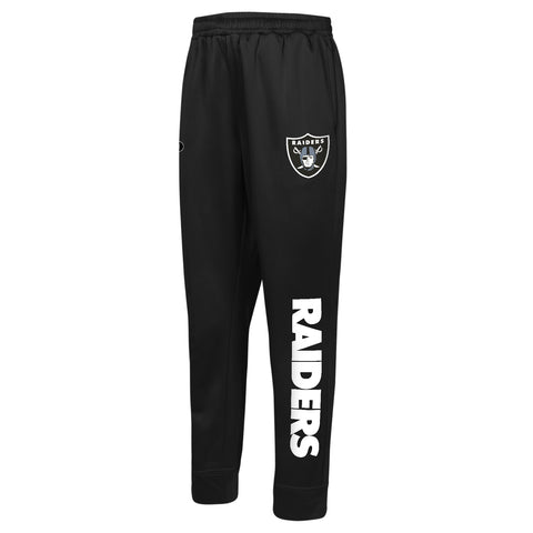 Outerstuff NFL Men's Side Line Elastic Tech Jogger, Las Vegas Raiders, Team Color