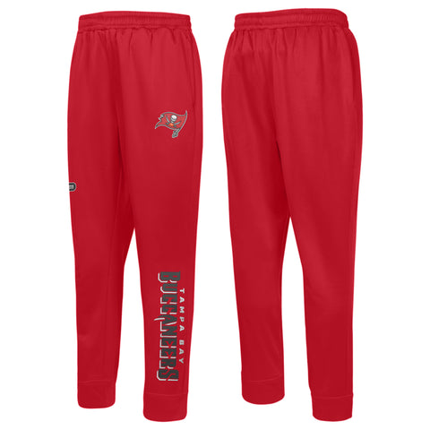 Outerstuff NFL Men's Side Line Elastic Tech Jogger, Tampa Bay Buccaneers, Team Color