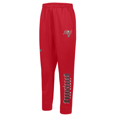 Outerstuff NFL Men's Side Line Elastic Tech Jogger, Tampa Bay Buccaneers, Team Color