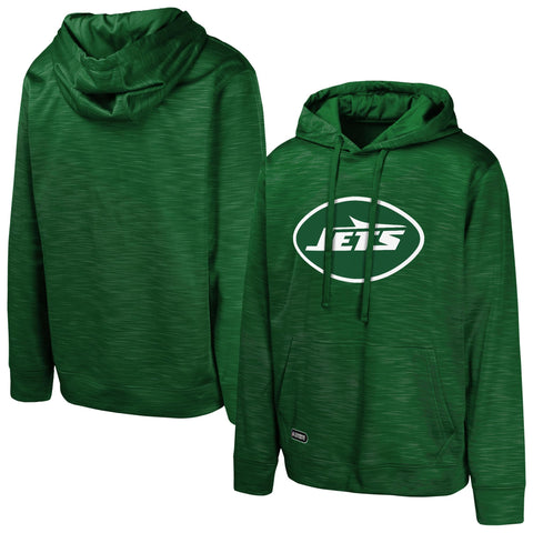 Outerstuff NFL Men’s Position One Long Sleeve Streak Fleece Pullover Hoodie, Comfortable and Stylish Team Apparel, New York Jets