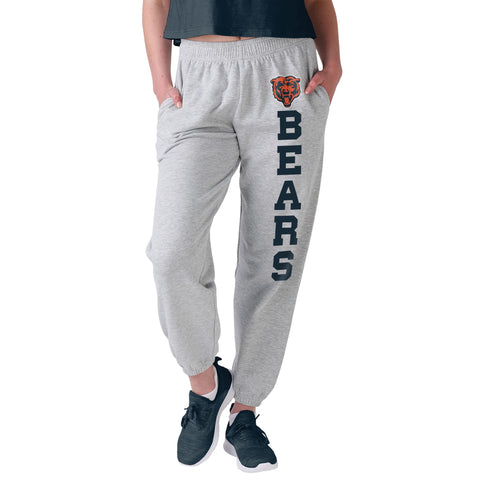 FOCO NFL Chicago Bears Big Wordmark Gray Sweatpants - Womens