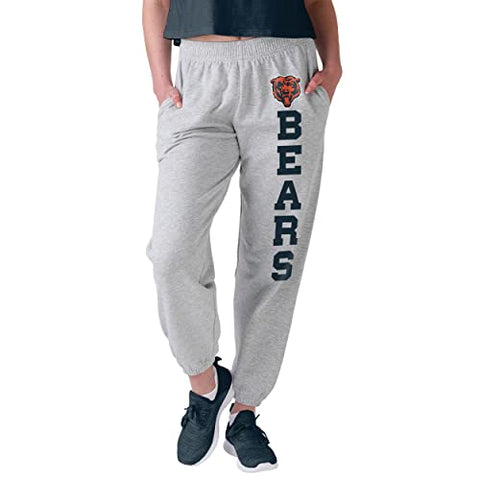 FOCO NFL Chicago Bears Big Wordmark Gray Sweatpants - Womens