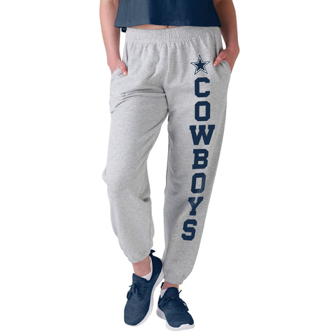 FOCO NFL Dallas Cowboys Big Wordmark Gray Sweatpants - Womens