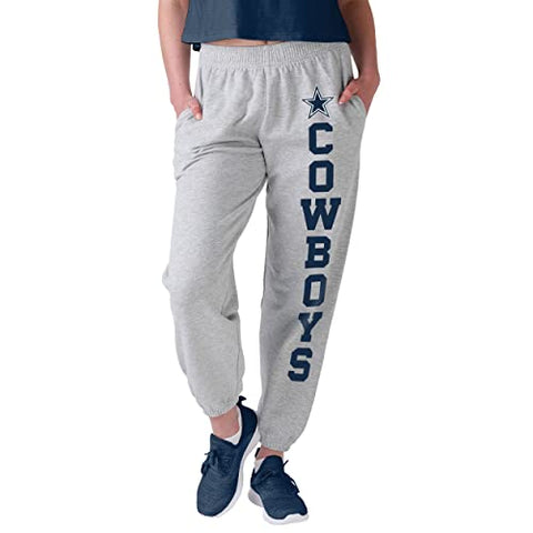 FOCO NFL Dallas Cowboys Big Wordmark Gray Sweatpants - Womens